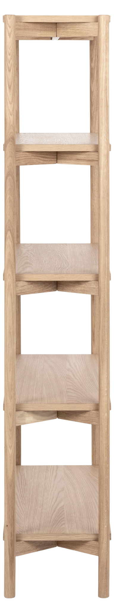 Boekenkast Braidwood 8211 Wit Geolied Eiken Hout