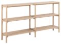 Boekenkast Braidwood - Wit gepigmenteerd geolied eiken