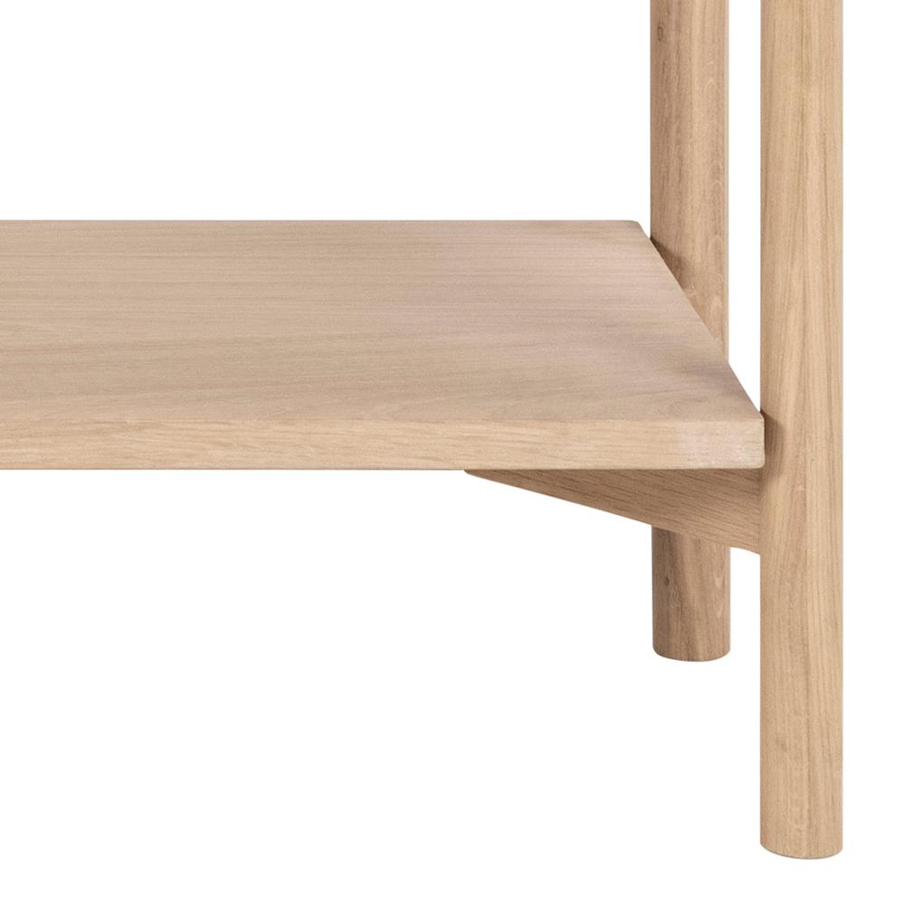 Boekenkast Braidwood 8211 Wit Gepigmenteerd Geolied Eiken