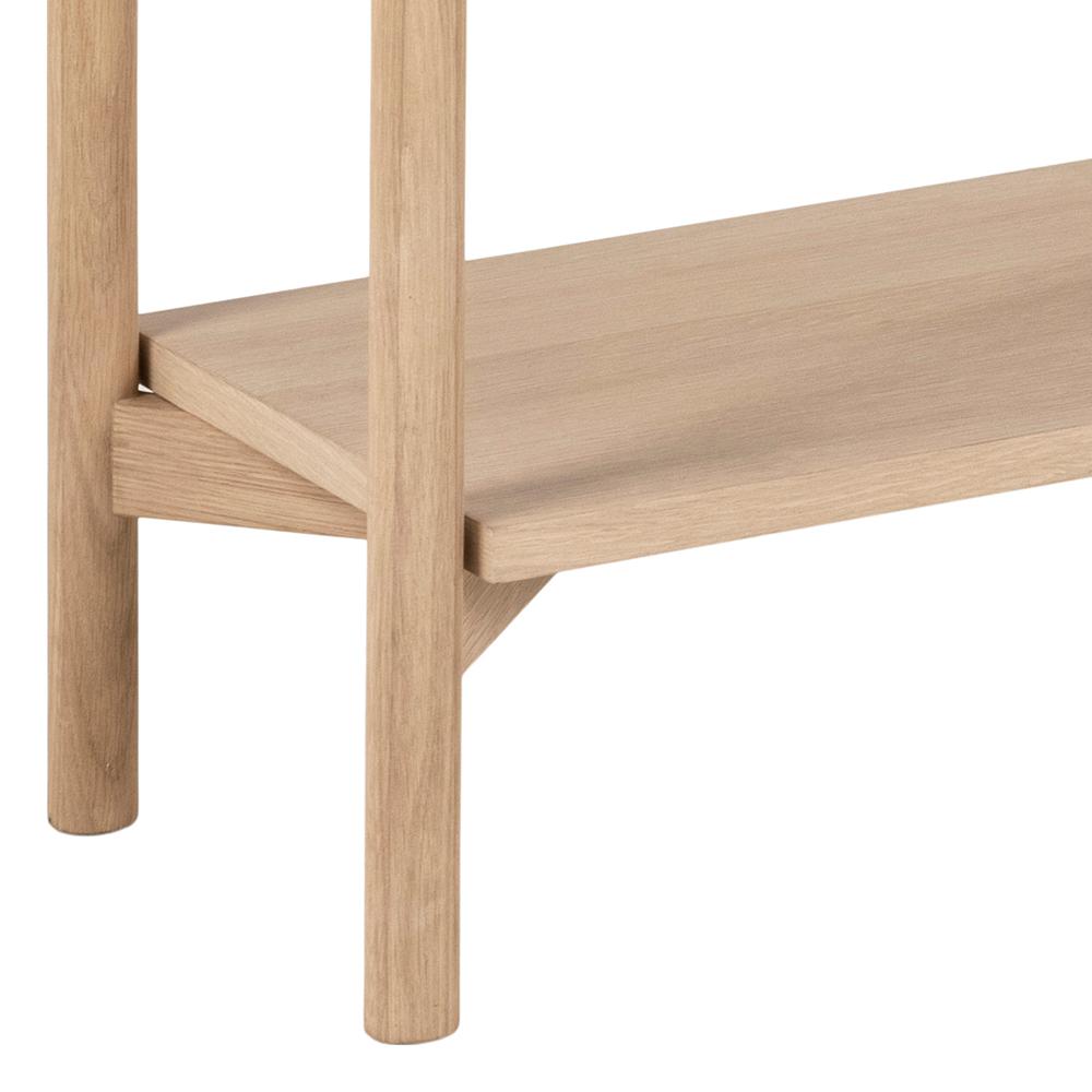 Boekenkast Braidwood 8211 Wit Gepigmenteerd Geolied Eiken