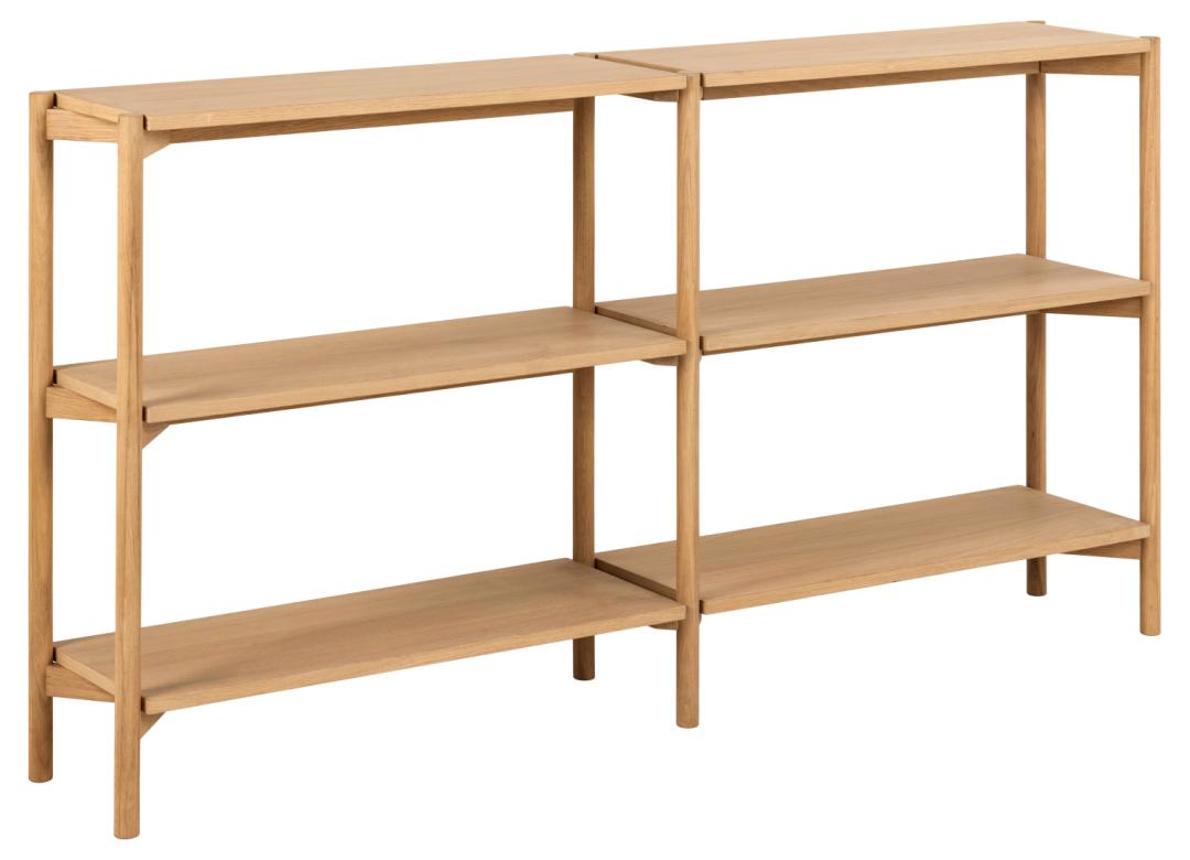 Boekenkast Braidwood 8211 Geolied Eiken Hout
