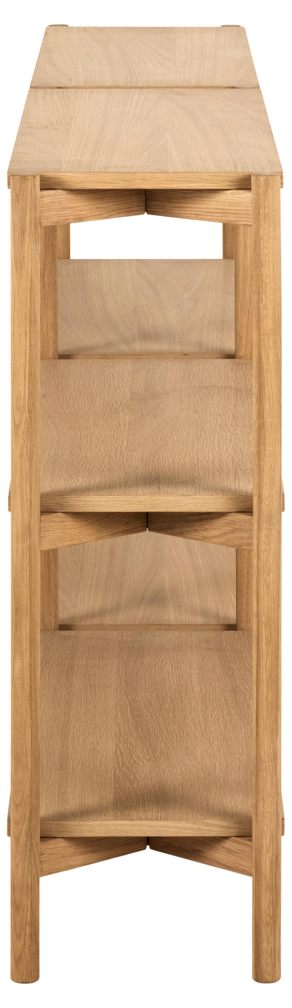 Boekenkast Braidwood 8211 Geolied Eiken Hout