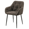 Eetkamerstoel Brooke - Stof Monza taupe (minimale bestelling 2 stuks)