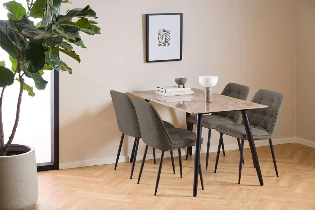 Eetkamerstoel Brooke 8211 Stof Monza Taupe 8211 Metaal Minimale Bestelling 2 Stuks Eetkamerstoel Brooke 8211 Stof Monza Taupe 8211 Metaal Minimale Bestelling 2 Stuks