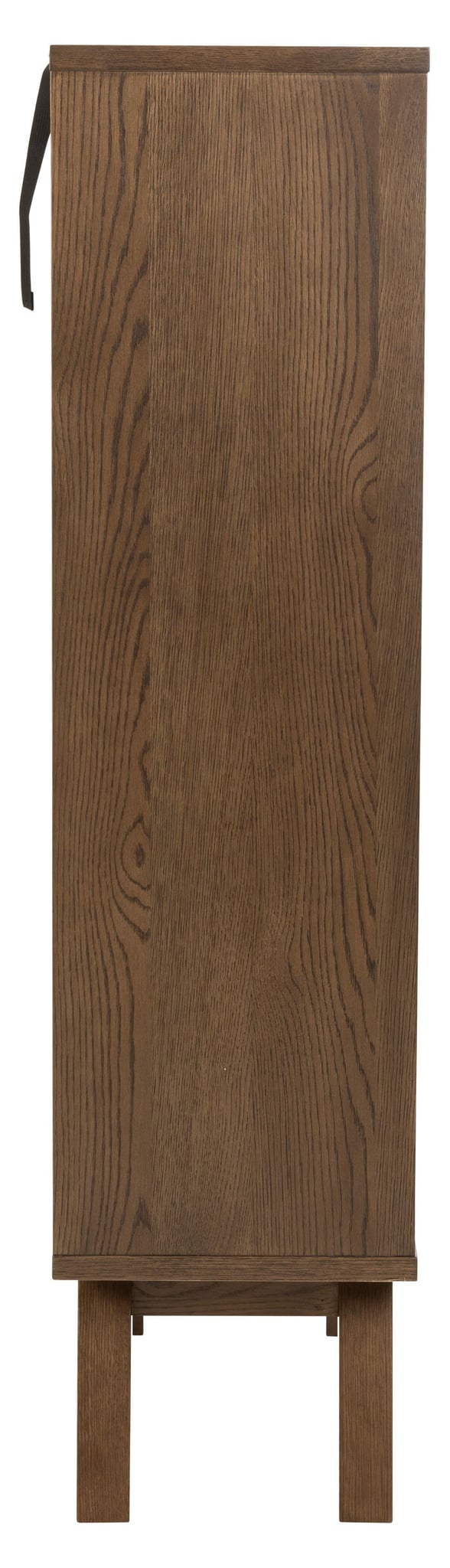 Vitrinekast A Lijn 8211 Gerookt Eiken Fineer 8211 Glas