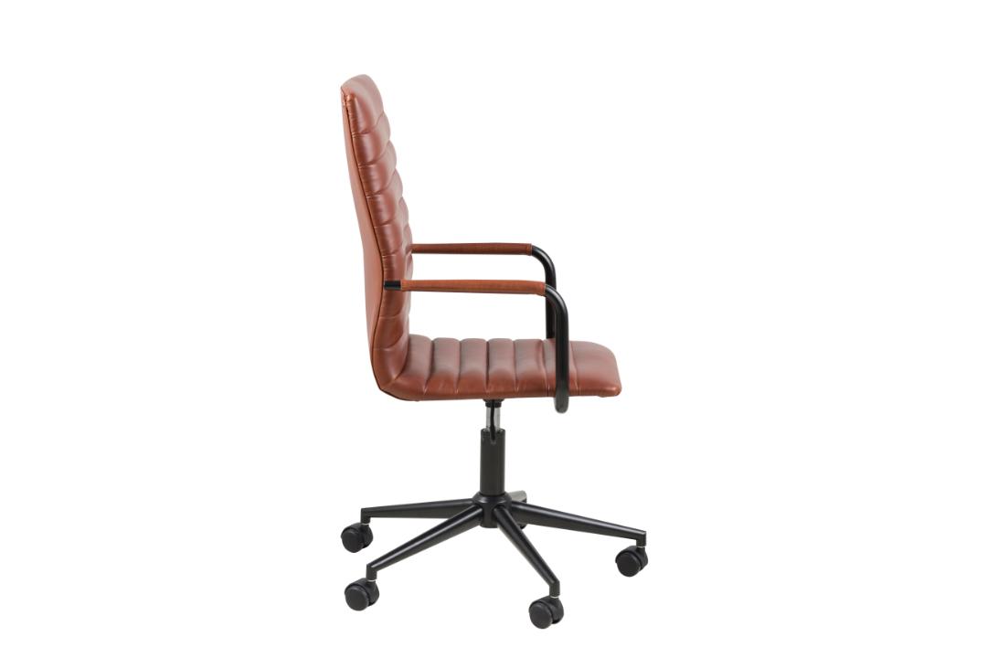 Bureaustoel Winslow 8211 Pu Vintage Brandy 8211 Verstelbaar Bureaustoel Winslow 8211 Pu Vintage Brandy 8211 Verstelbaar