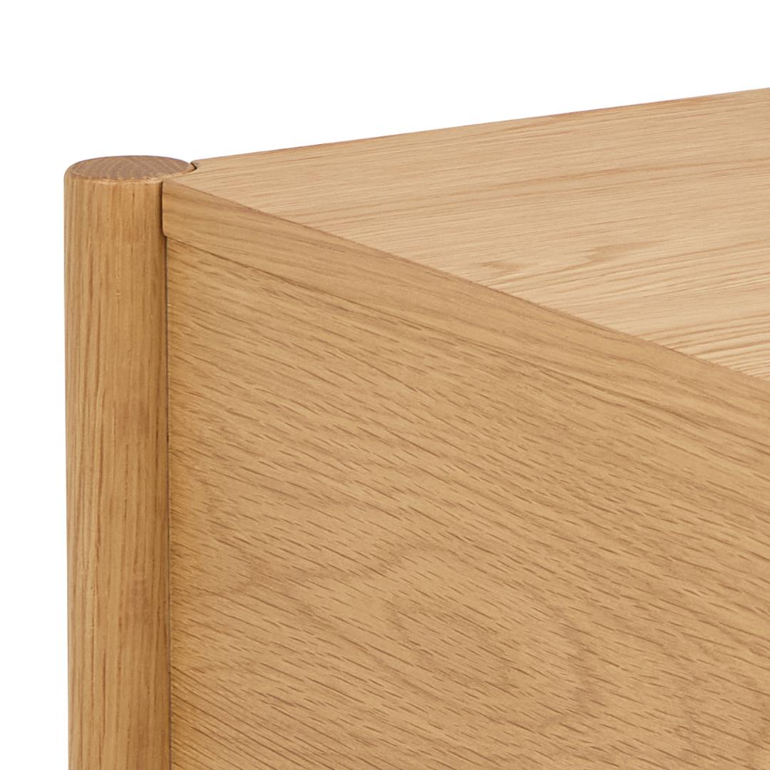 Nachtkastje Monfort 8211 Mat Eikenhout Melamine 8211 Vlechtwerk Nachtkastje Monfort 8211 Mat Eikenhout Melamine 8211 Vlechtwerk