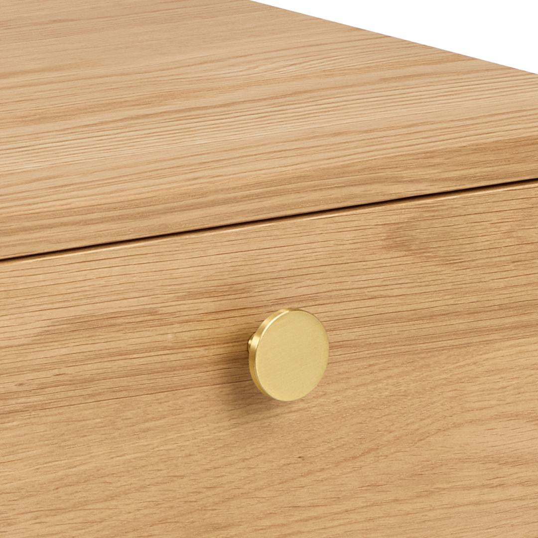 Nachtkastje Monfort 8211 Mat Eikenhout Melamine 8211 Vlechtwerk Nachtkastje Monfort 8211 Mat Eikenhout Melamine 8211 Vlechtwerk