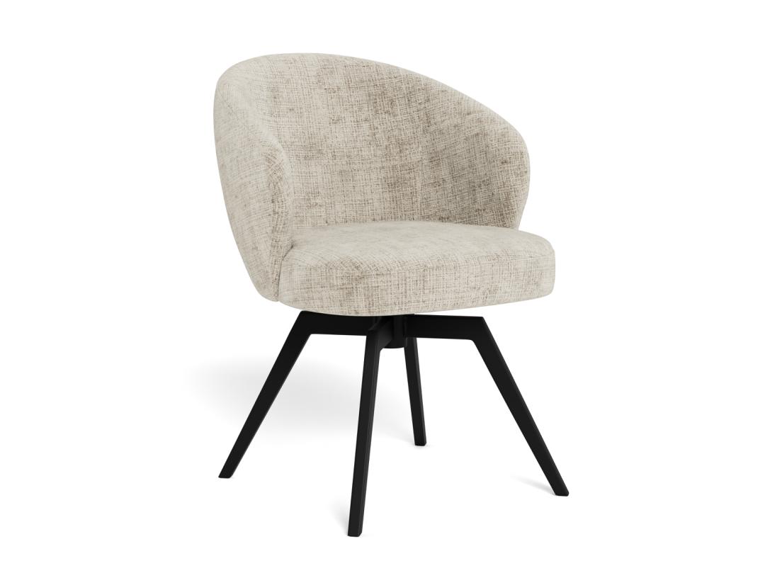 Eetkamerstoel Darlene 8211 Stof Juto Beige 8211 Zwart Metaal Eetkamerstoel Darlene 8211 Stof Juto Beige 8211 Zwart Metaal