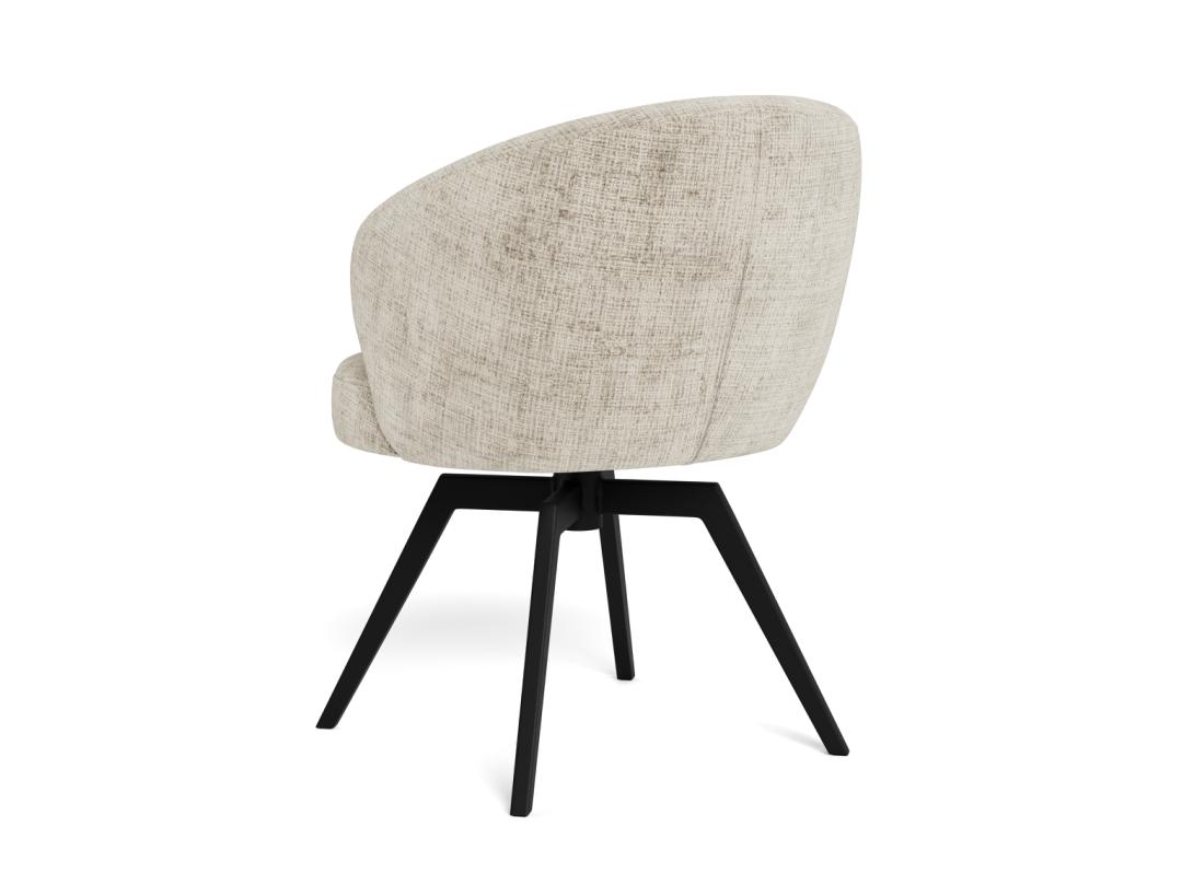 Eetkamerstoel Darlene 8211 Stof Juto Beige 8211 Zwart Metaal Eetkamerstoel Darlene 8211 Stof Juto Beige 8211 Zwart Metaal
