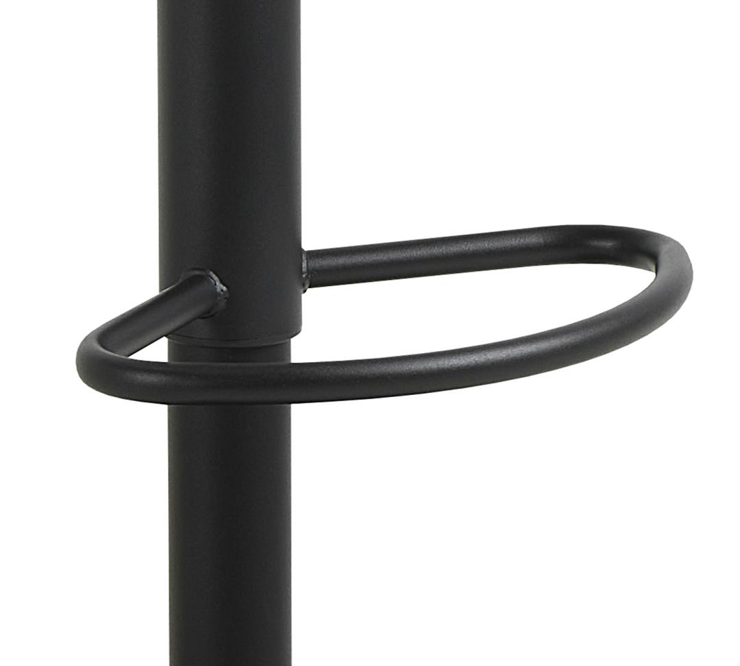 Barkruk Owen 8211 Pu Zwart Eiken Fineer 8211 Verstelbaar