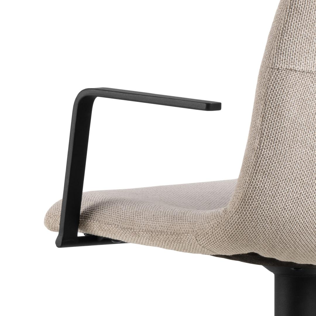 Barkruk Pablo 8211 Stof Beige Chenille 8211 Metaal Minimale Bestelling 2 Stuks