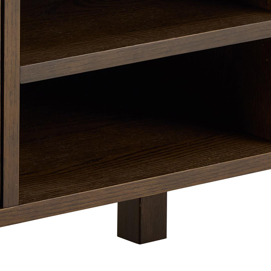 Tv Dressoir Southampton 8211 Keramiek Blad 8211 Gerookt Eiken Fineer