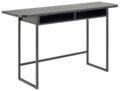 Haltafel Darlington - Zwart melamine - Metaal
