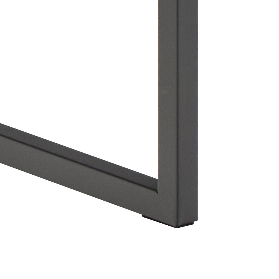 Haltafel Darlington 8211 Zwart Melamine 8211 Metaal