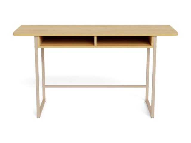 Haltafel Darlington 8211 Eiken Melamine 8211 Metaal Haltafel Darlington 8211 Eiken Melamine 8211 Metaal