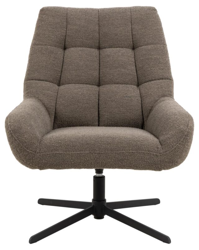 Fauteuil Paris 8211 Stof Monza Taupe 8211 Metaal Fauteuil Paris 8211 Stof Monza Taupe 8211 Metaal