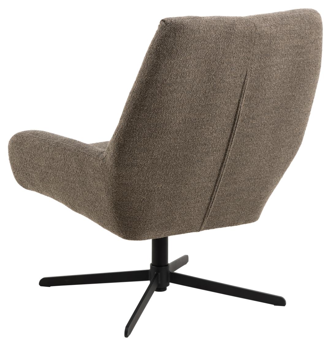 Fauteuil Paris 8211 Stof Monza Taupe 8211 Metaal Fauteuil Paris 8211 Stof Monza Taupe 8211 Metaal