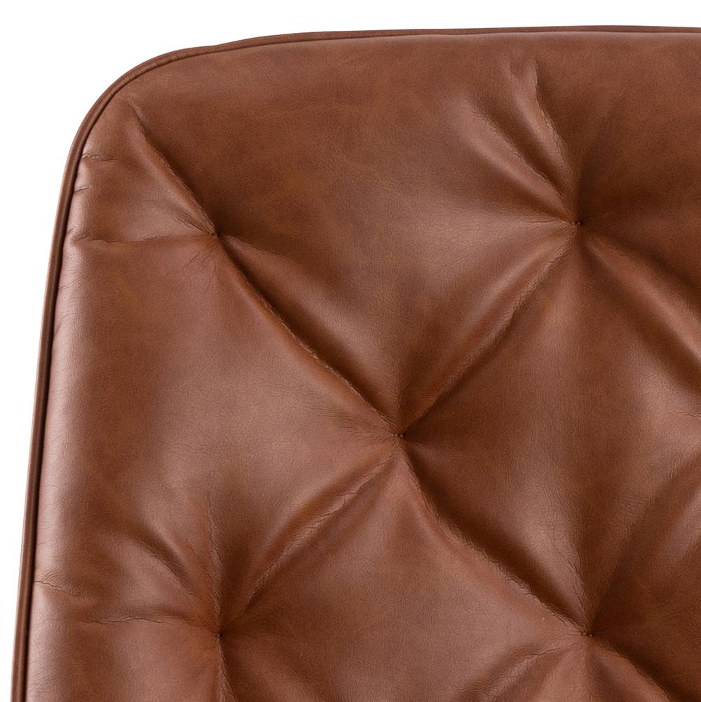 Bureaustoel Erik 8211 Pu Retro Brandy
