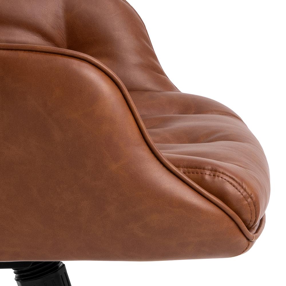 Bureaustoel Erik 8211 Pu Retro Brandy
