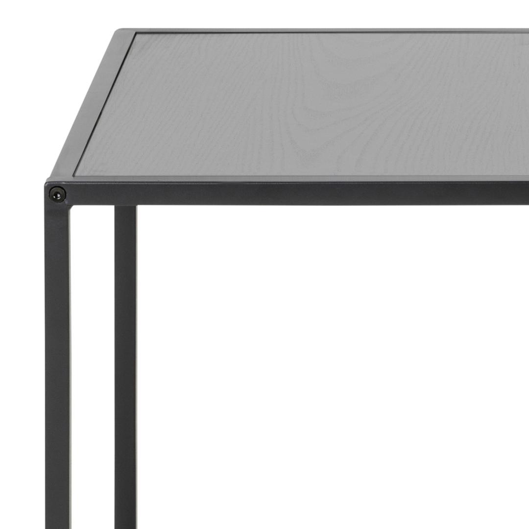 Bijzettafel Seaford 8211 Zwart Rubber Melamine 8211 Metaal 8211 Set Van 2