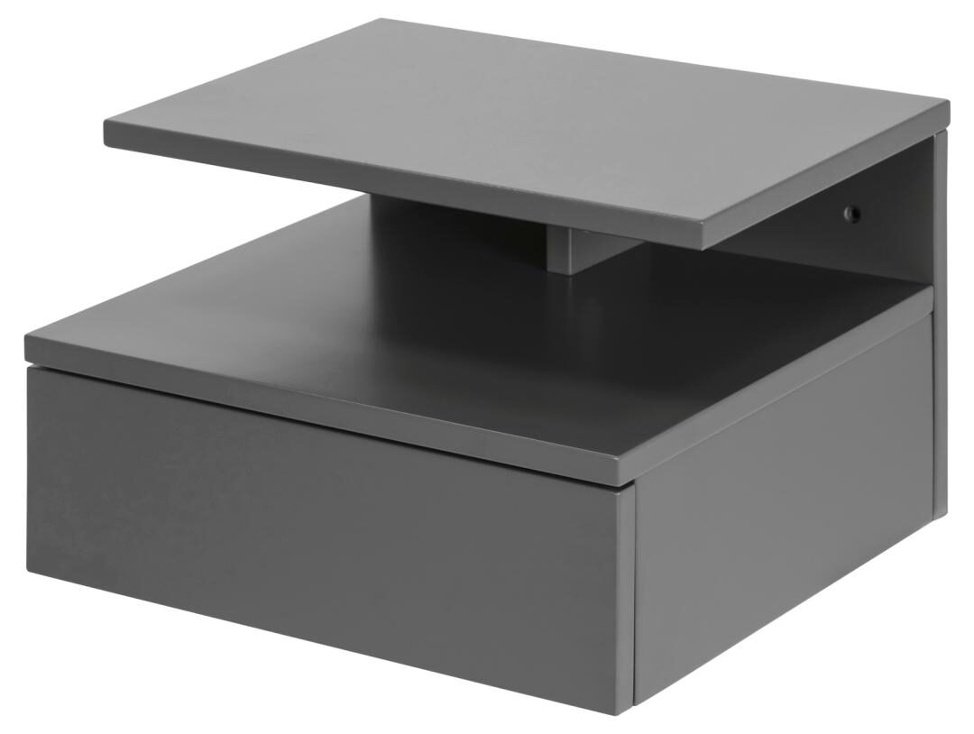 Nachtkastje Ashlan 8211 Grijs Mdf Nachtkastje Ashlan 8211 Grijs Mdf