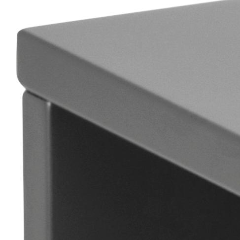 Nachtkastje Ashlan 8211 Grijs Mdf Nachtkastje Ashlan 8211 Grijs Mdf