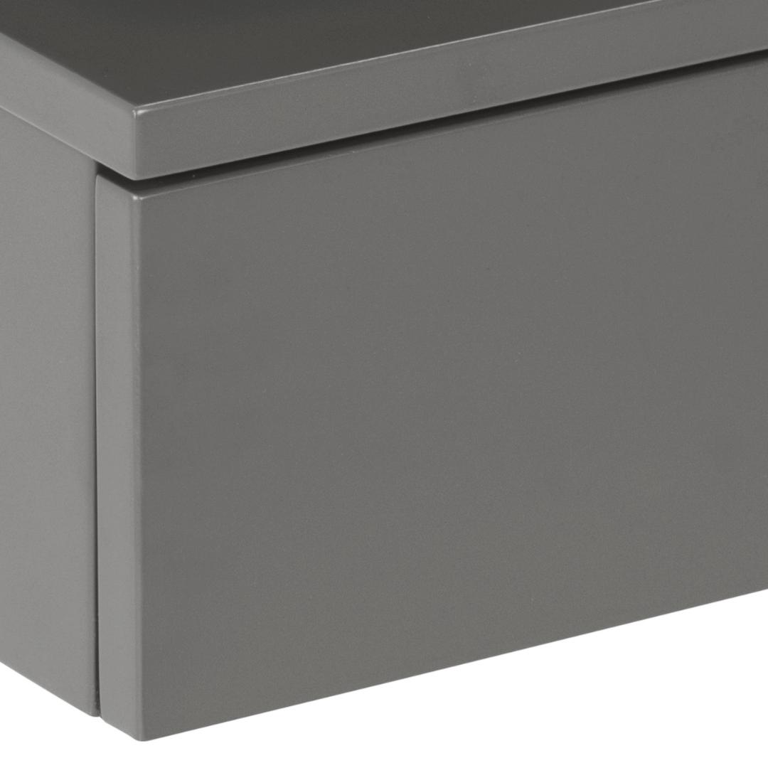 Nachtkastje Ashlan 8211 Grijs Mdf Nachtkastje Ashlan 8211 Grijs Mdf