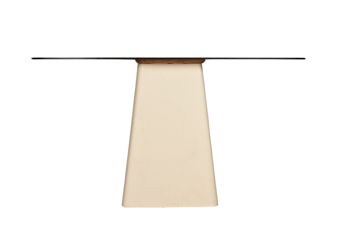 Wandtafel Brix Mylon 8211 Gerookt Glas 8211 Staal 8211 140 Cm