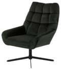 Fauteuil Paris - Stof Vic donkergroen