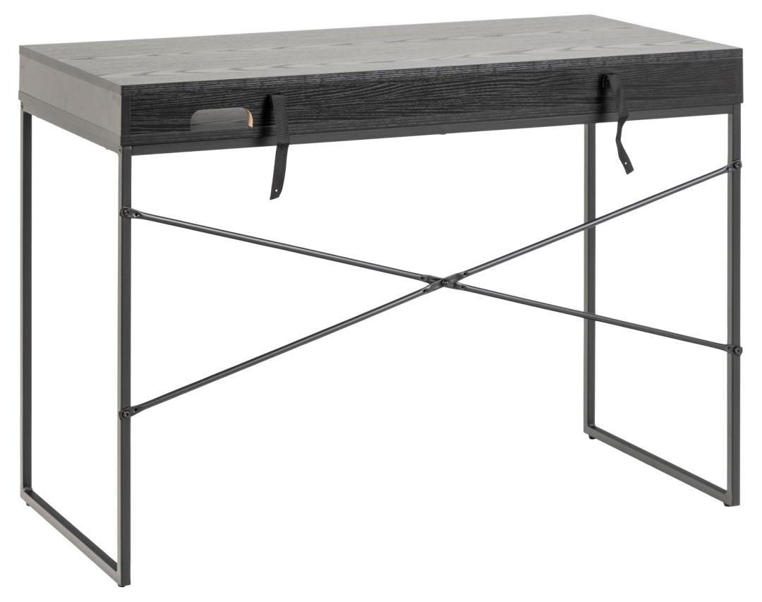 Bureau Seaford 8211 Zwart Essen Melamine 8211 Metaal