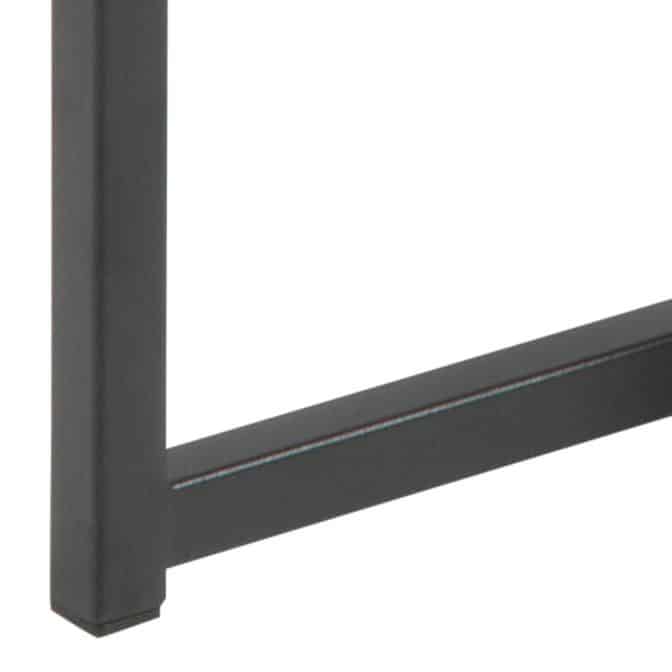 Bijzettafel Seaford 8211 Mat Wild Eiken Melamine 8211 Metaal 8211 Set Van 2