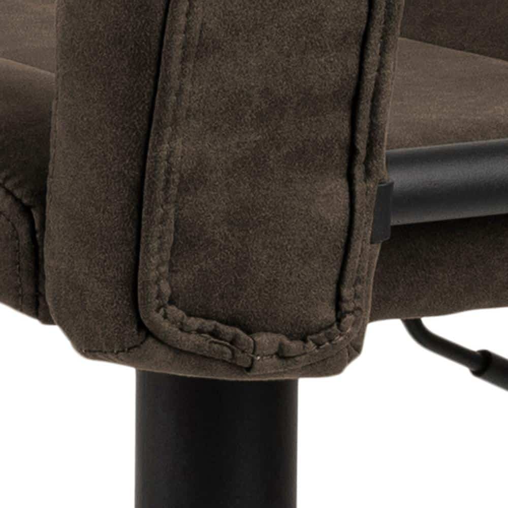 Barkruk Sylvia 8211 Stof Preston Antraciet 8211 Metaal