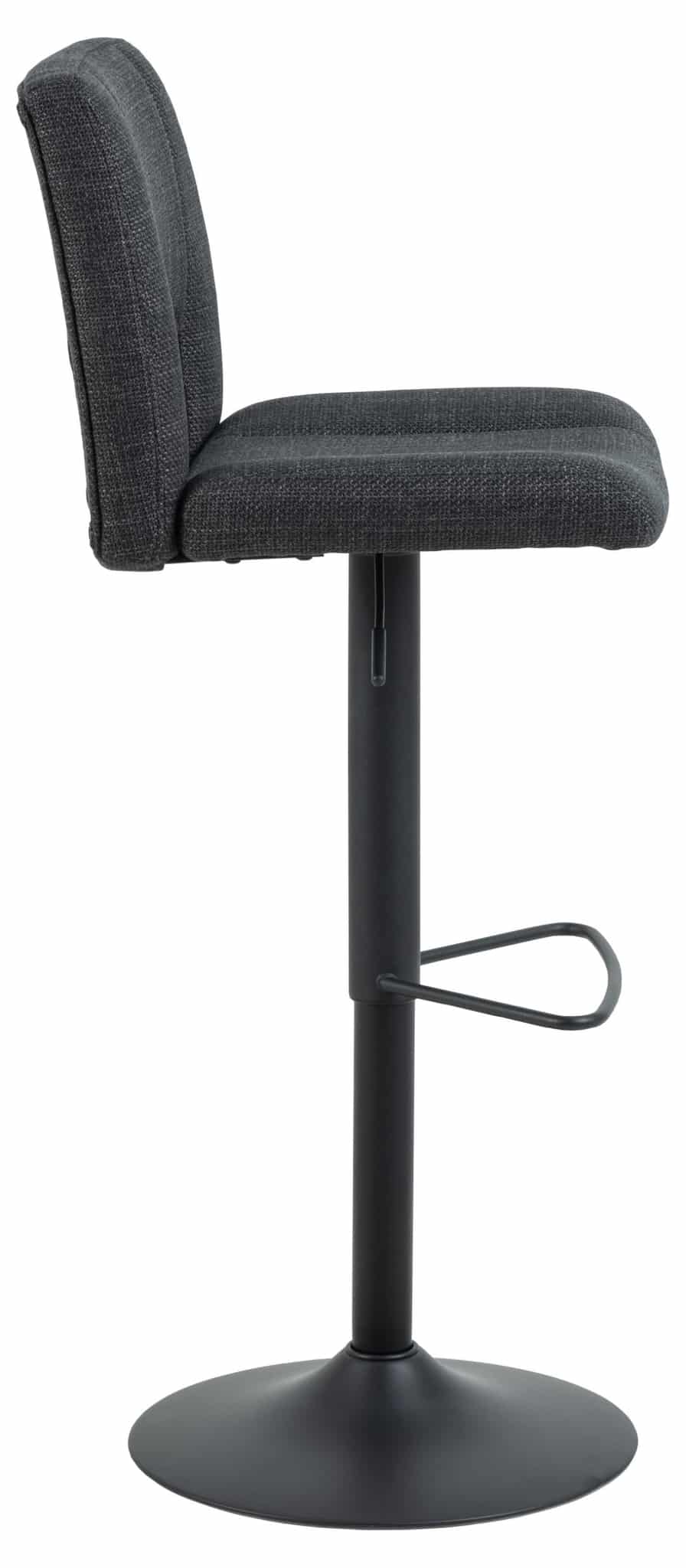 Barkruk Sylvia 8211 Stof Basel Donkergrijs Minimale Bestelling 2 Stuks