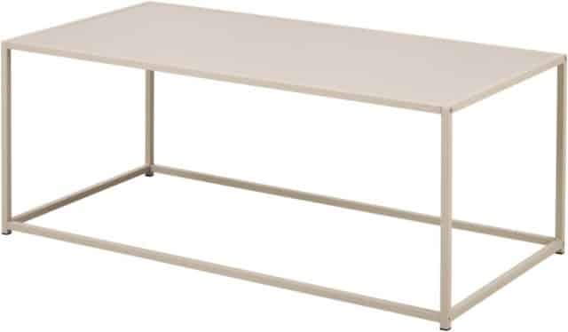 Salontafel Seaford 8211 Grijs Ruw Melamine 8211 Grijs Metaal