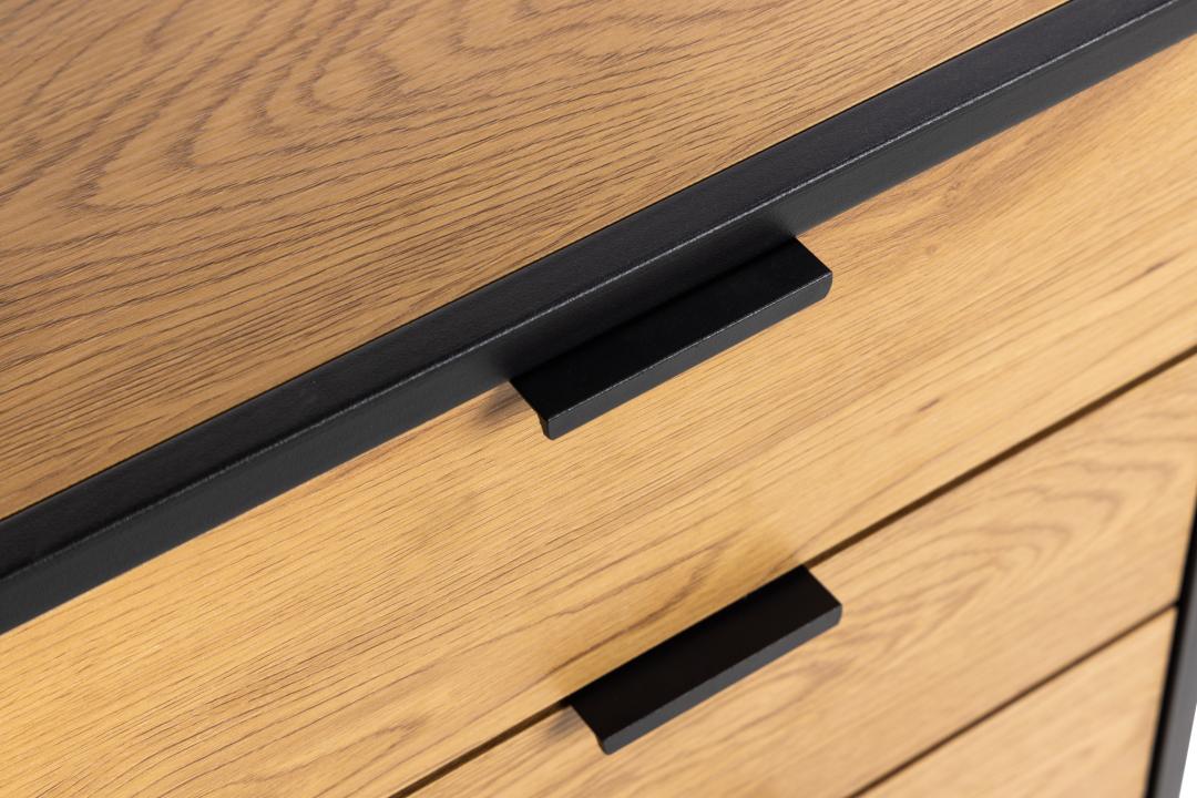 Boekenkast Swindon 8211 Mat Wild Eiken 8211 Metaal Boekenkast Swindon 8211 Mat Wild Eiken 8211 Metaal