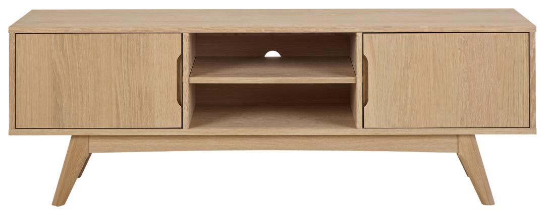 Tv Dressoir Marte 8211 Wit Geolied Eikenfineer