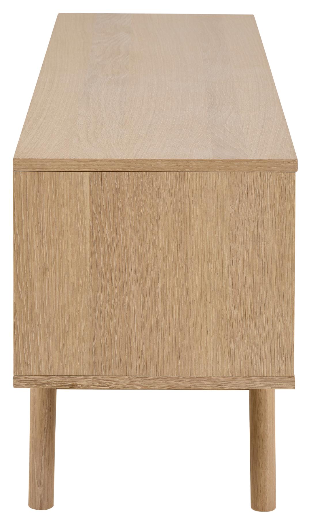 Tv Dressoir Marte 8211 Wit Geolied Eikenfineer