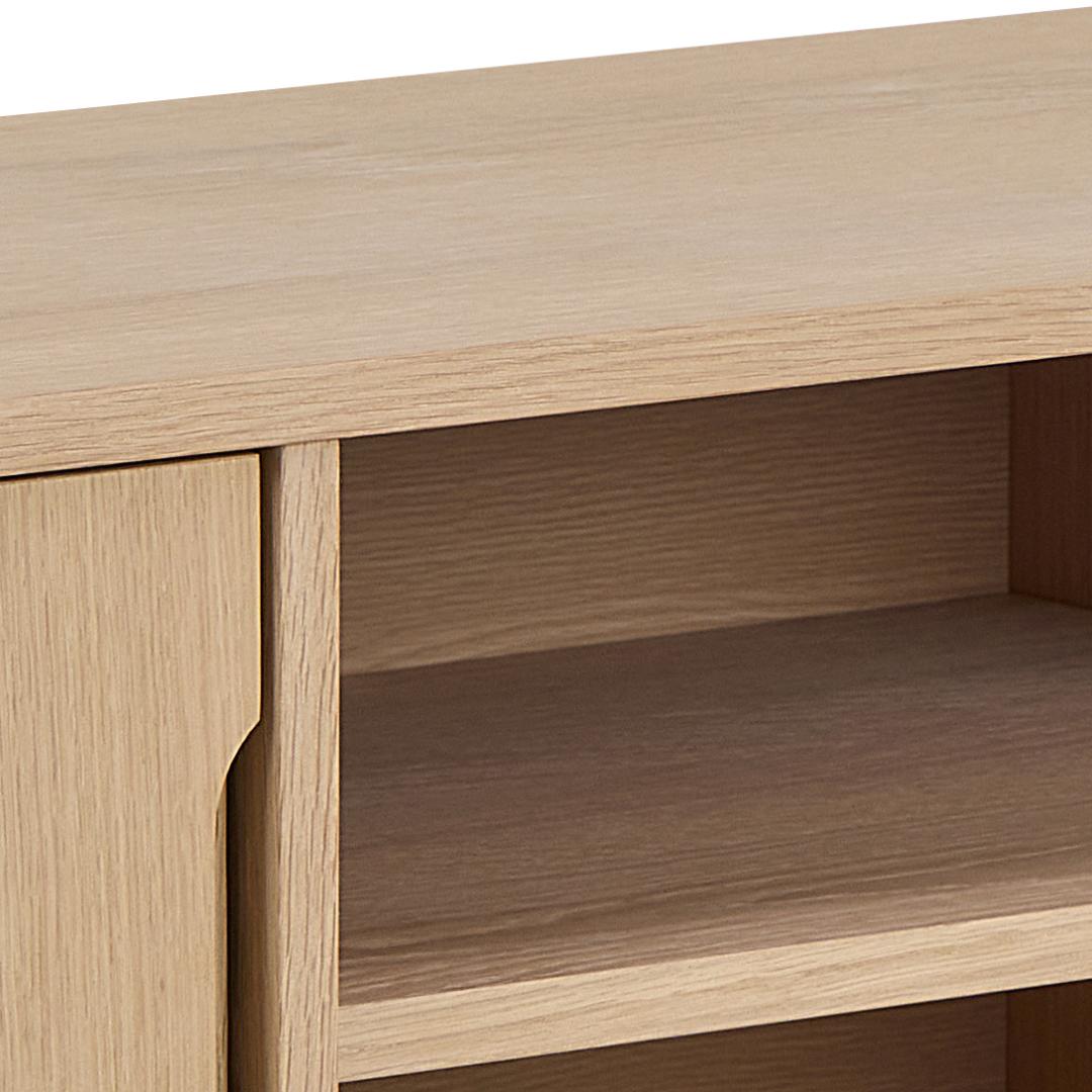 Tv Dressoir Marte 8211 Wit Geolied Eikenfineer