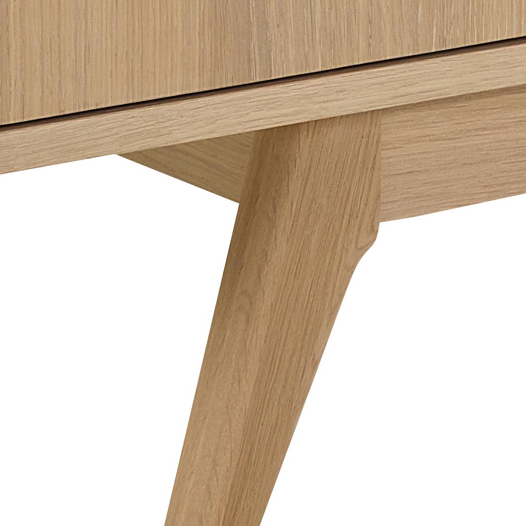 Tv Dressoir Marte 8211 Wit Geolied Eikenfineer