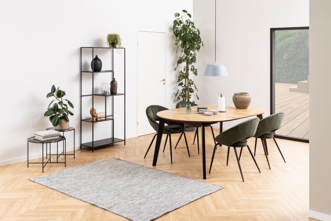 Bijzettafel Avila 8211 Zwart Marmer Blad 8211 Metaal
