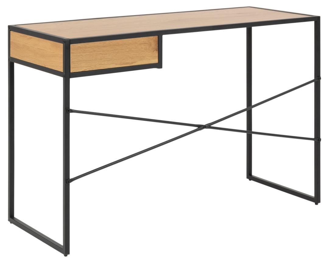 Bureau Seaford 8211 Mat Wild Eiken 8211 Metaal