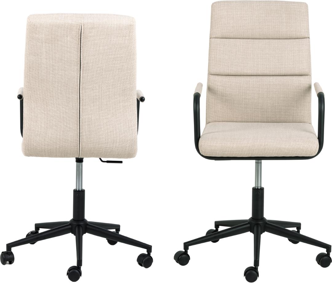 Bureaustoel Nolan 8211 Stof Basel Beige 8211 Verstelbaar Bureaustoel Nolan 8211 Stof Basel Beige 8211 Verstelbaar