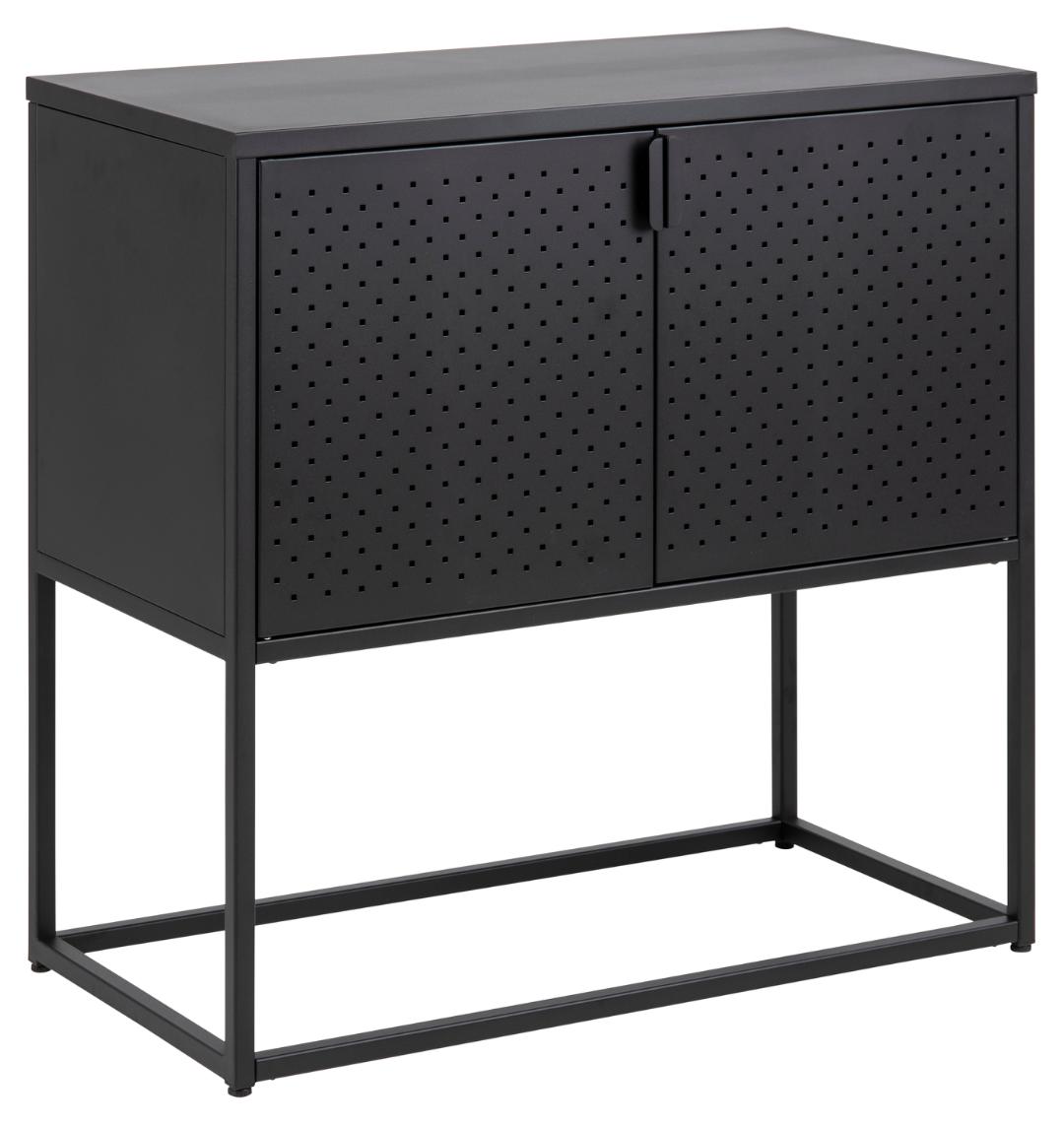 Dressoir Newton 8211 Mat Zwart Metaal 8211 Gaas