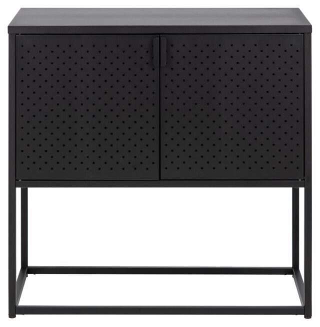 Dressoir Newton 8211 Mat Zwart Metaal 8211 Gaas