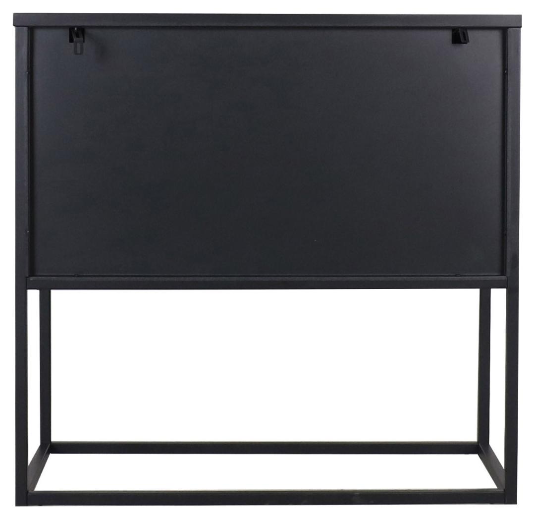 Dressoir Newton 8211 Mat Zwart Metaal 8211 Gaas