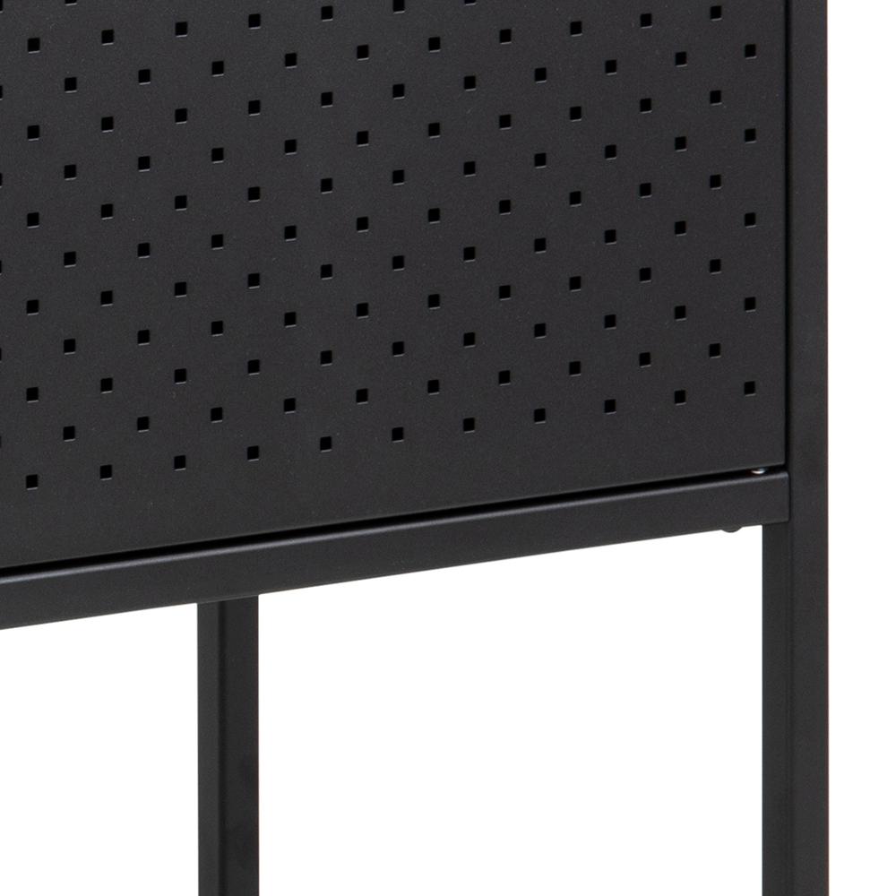 Dressoir Newton 8211 Mat Zwart Metaal 8211 Gaas