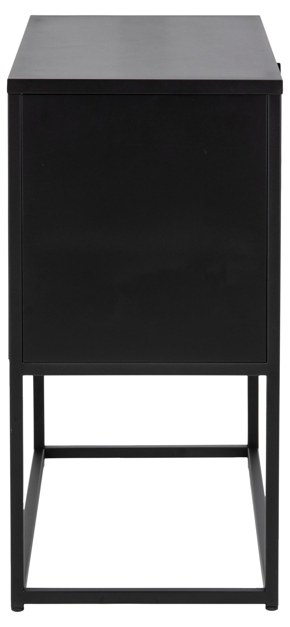 Dressoir Newton 8211 Mat Zwart Metaal 8211 Gaas