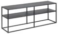 TV-dressoir Newton - Mat zwart gepoedercoat metaal
