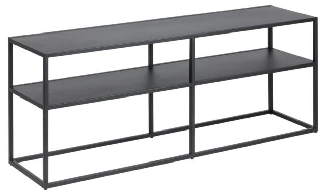 Tv Dressoir Newton 8211 Mat Zwart Gepoedercoat Metaal